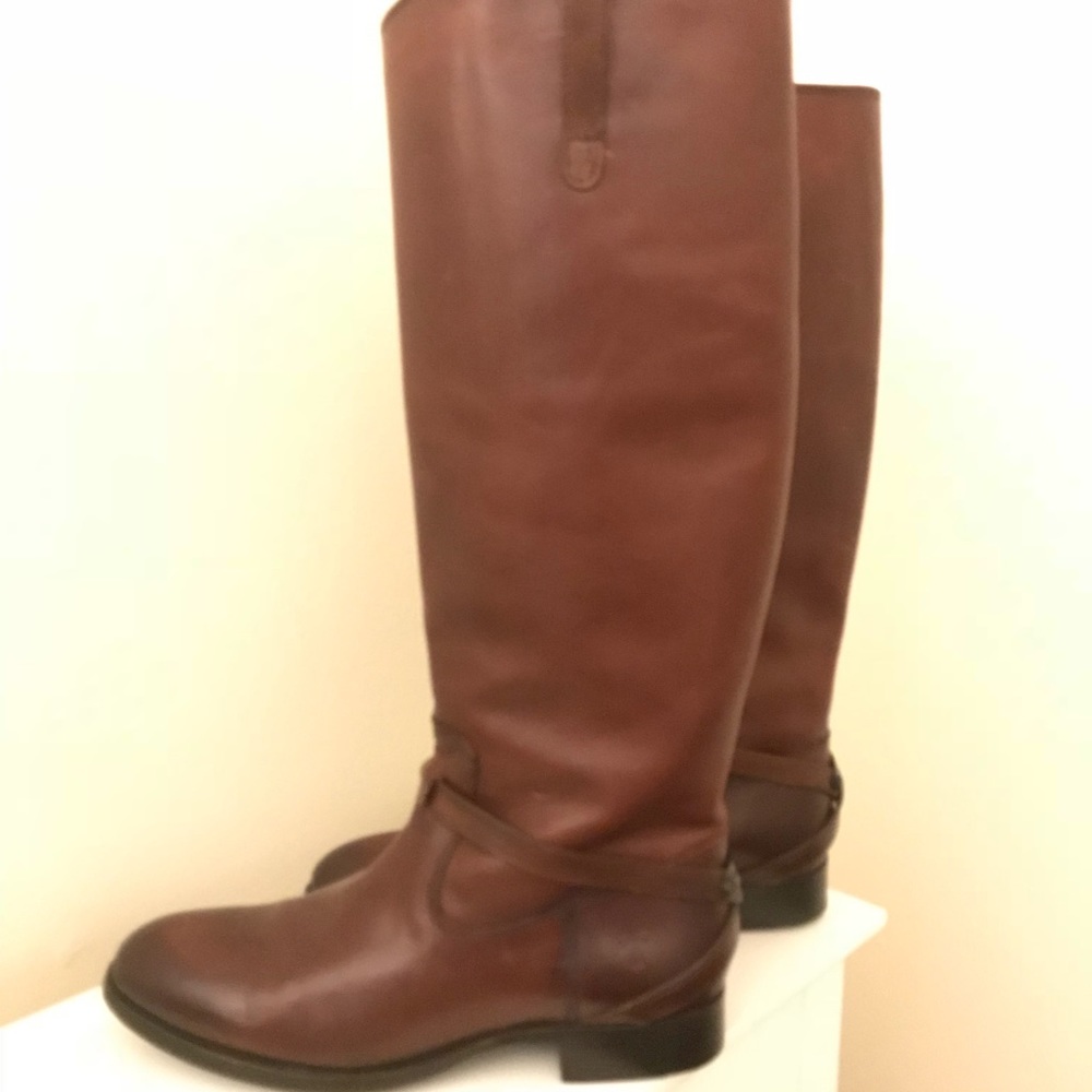 Frye boots - Lindsay Plate, Redwood, size 7.5